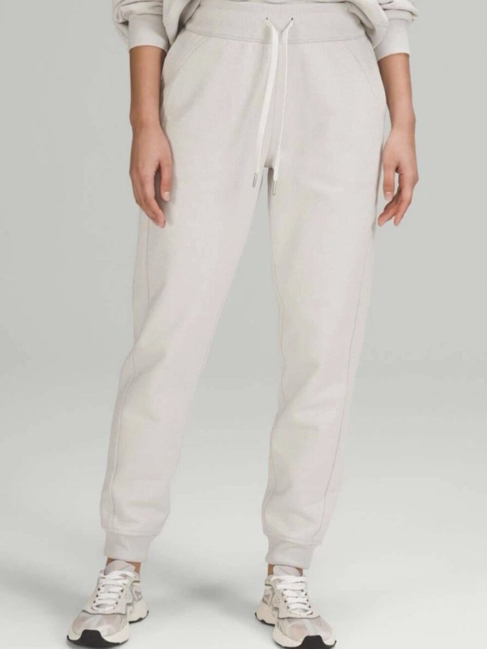 Lululemon Scuba High-Rise Jogger Sparkle white opal size 6